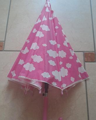 Ombrello rosa per bambina