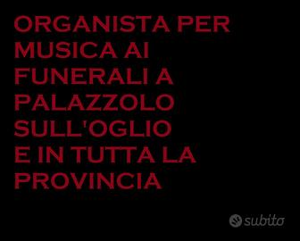 Organista musica funerale Palazzolo sull'Oglio