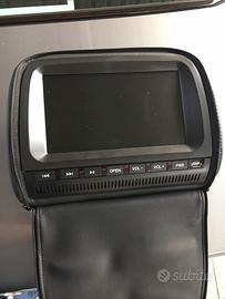 2 poggiatesta auto monitor dvd