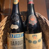 4 bottiglie Barolo - anni 50’ - 80’