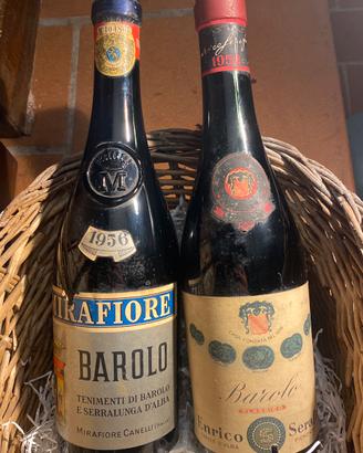 4 bottiglie Barolo - anni 50’ - 80’