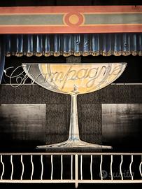 Insegna luminosa anni 80