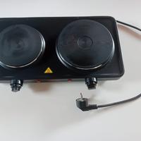 Piastra elettrica doppia, fornello