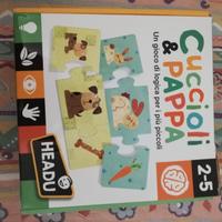 gioco puzzle Cuccioli & Pappa