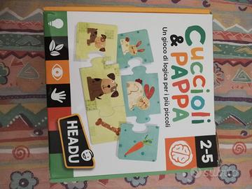 gioco puzzle Cuccioli & Pappa