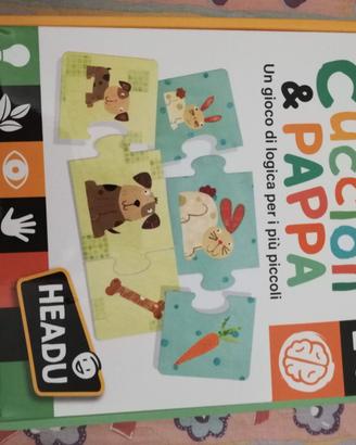 gioco puzzle Cuccioli & Pappa