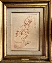 CARLO CARRA’ sanguigna 1926 firmata