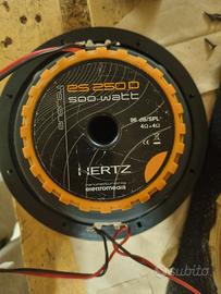 hertz es 250d subwoofer