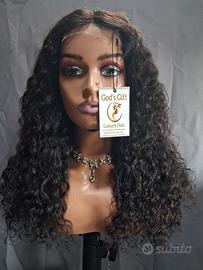Parrucca naturale con Top lace closure 