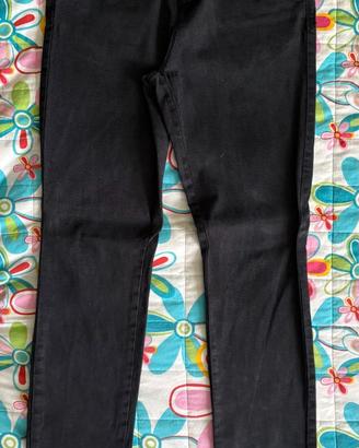 pantalone stretch donna  ovs nero tg 44