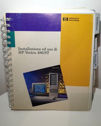 Manuale vintage HP Vectra 486/ST Hewlett Packard