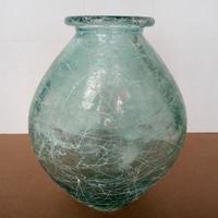 Grande vaso in vetro Verde-Azzurro