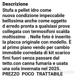  stufa a pellet idro
