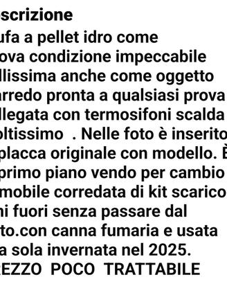  stufa a pellet idro