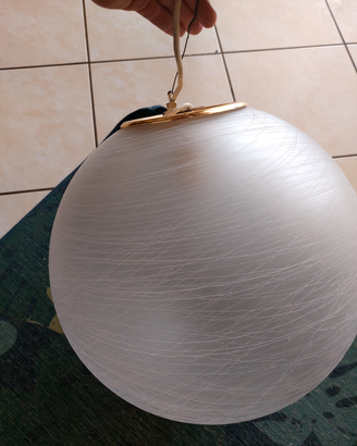 Paralume per Lampada di design in vetro con righe