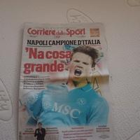 Corriere Dello Sport Napoli Campione D'Italia 