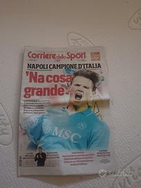 Corriere Dello Sport Napoli Campione D'Italia 