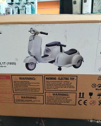 vespa sidecar elettrica bimbo 3+ nuova,mai usata 