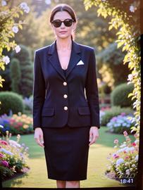 Tailleur MOSCHINO nero tg.46