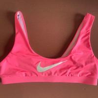 Bralette bikini sportivo rosa taglia S Nike nuovo