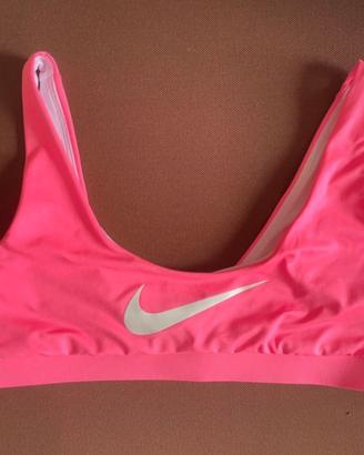 Bralette bikini sportivo rosa taglia S Nike nuovo
