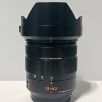 Obiettivo 12-60mm f1:2,8-4,0 piu filtri per 4/3