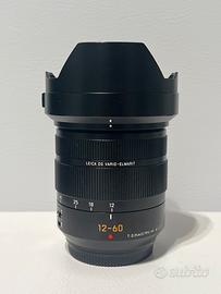 Obiettivo 12-60mm f1:2,8-4,0 piu filtri per 4/3