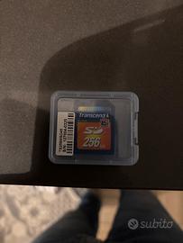 Scheda memoria tipo Sd 256 mb