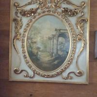Elegante Caposcala Neoclassico - Dipinto su Pannel