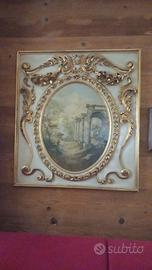 Elegante Caposcala Neoclassico - Dipinto su Pannel