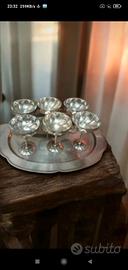 calici champagne più vassoio