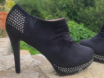 Décolleté/ tronchetto tacco alto e plateau 41