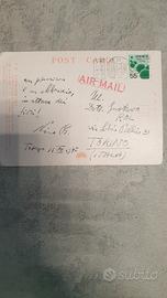 cartolina autografa Nino Rota