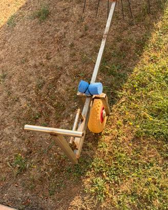 Carrello artigianale per trasporto atrezature acqu