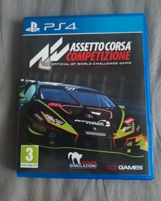 Lotto 4 Giochi PS4 Assetto Corsa Comp. GT Sport F1