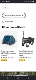 Set completo per campeggio