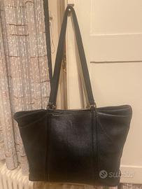 Borsa A.Virgili, in vera pelle nera