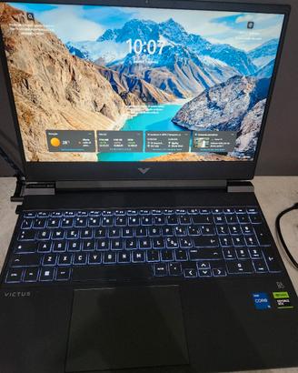 Notebook victus 15 gaming RTX