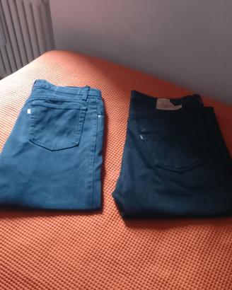 Lotto n.2jeansLevi's/W34 nero501-bluPremium cotone