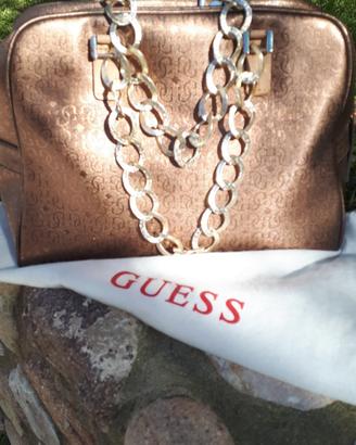 Borsa a mano Guess bronzo