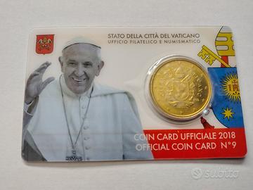 Coin card Vaticano anno 2018 numero 9