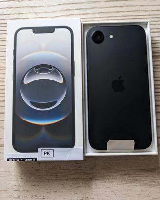 iPhone 16e 128GB Nero nuovo aperto MAI usato