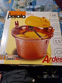 Paiolo elettrico Ardes in rame per polenta, modell