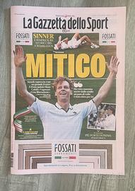 Gazzetta dello Sport 14/07/2026 Sinner Wimbledon