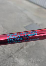 Canna da pesca usata da mare