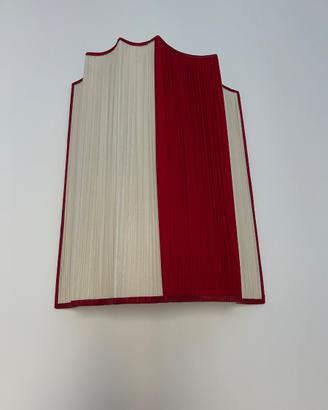 Applique maxi in tessuto plissé 70×55,6 cm