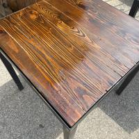 Tavoli effetto industriale , esterno e interno