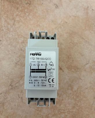 Trasformatore Perry electric 4 8 12 Volt