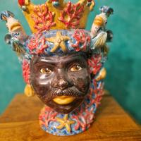 MERAVIGLIOSO MORO CERAMICA DI CALTAGIRONE