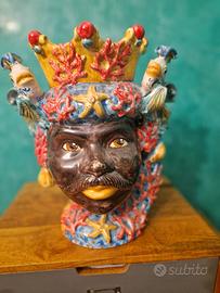 MERAVIGLIOSO MORO CERAMICA DI CALTAGIRONE